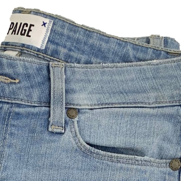 Paige Denim Light-Wash Skyline Ankle Peg Jeans - Picture 3 of 4